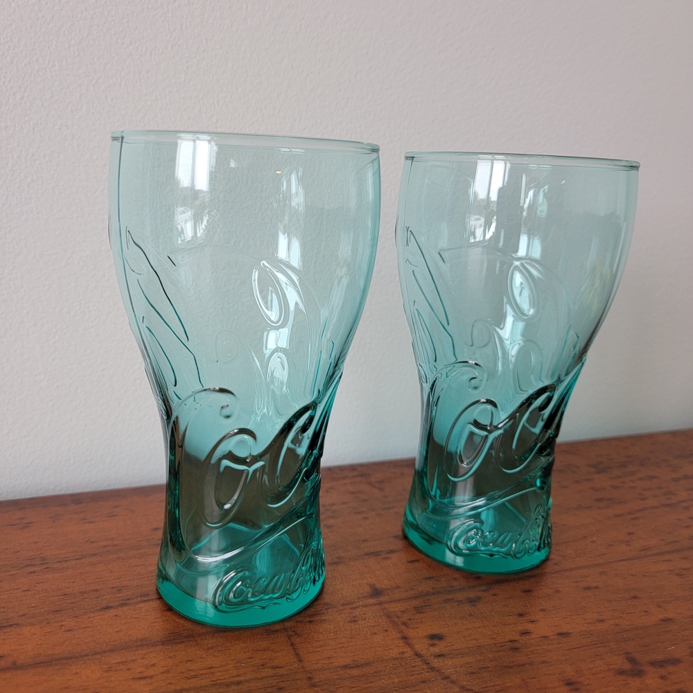Coca Cola Aqua Glass Set